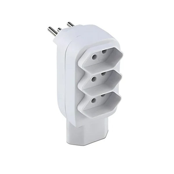 Filtro de Linha  Adaptador de 4 Tomadas