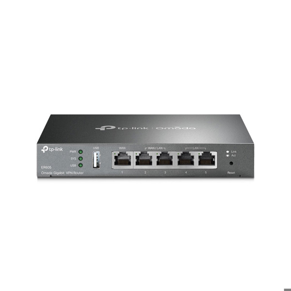 Roteador VPN Gigabit Omada Multi-WAN SafeStream - TP-Link TL-ER605
