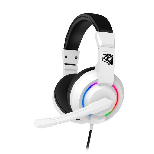 Fone de Ouvido Headset Gamer ELG Alcor Multi Plataforma Branco LED Rainbow - HGAL
