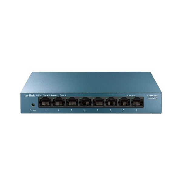 Switch Gigabit de Mesa 08 Portas (100/1000Mbps) TP-Link LS108G