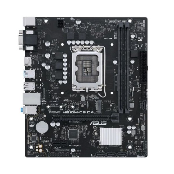 Placa Mae Intel LGA1700 - Asus Prime H610M-CS D4, DDR4 Hdmi Vga