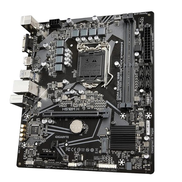 Placa Mae Intel LGA1200 - Gigabyte H510M-H, 10ª/11ªG, DDR4, USB 3.0, HDMI, VGA
