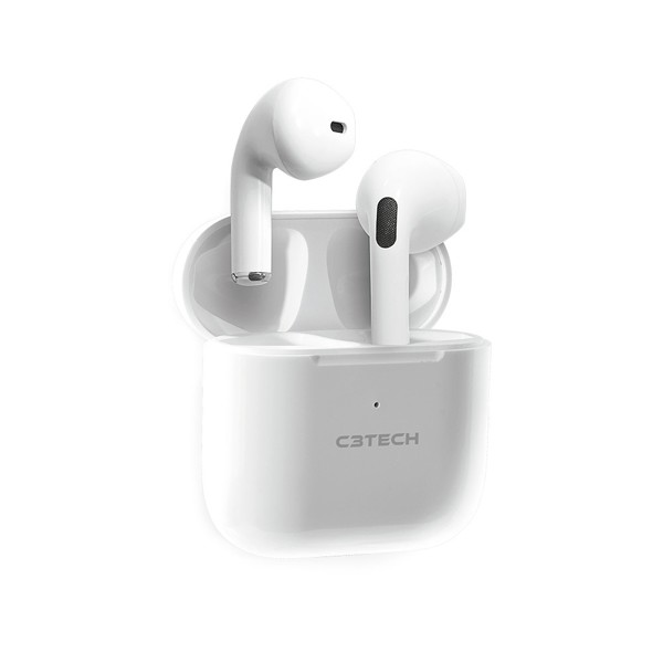 Fone de Ouvido Bluetooth 5.1 EP-TWS-21WH Branco C3Tech