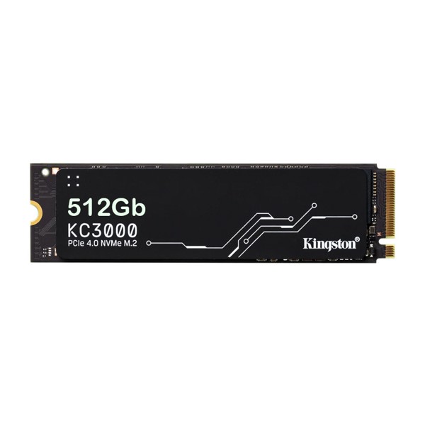 HD SSD 512GB M2 Nvme 2022 L.7000Mbs G.3900Mbs Kingston KC3000 - Pn: SKC3000S/512G