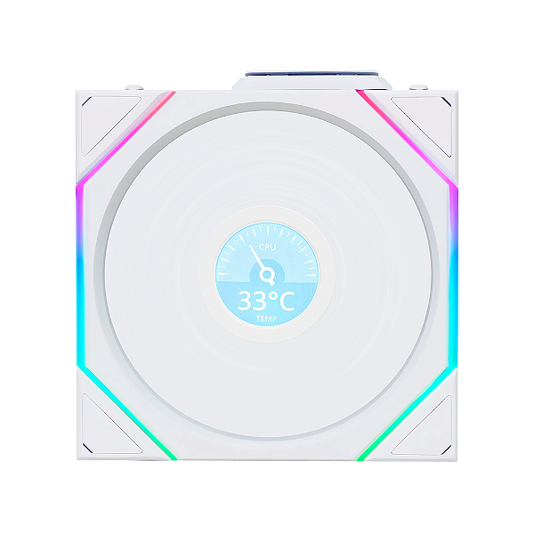 Fan Gamer Lian Li Uni Fan TL Wireless LCD 120 ARGB Branco