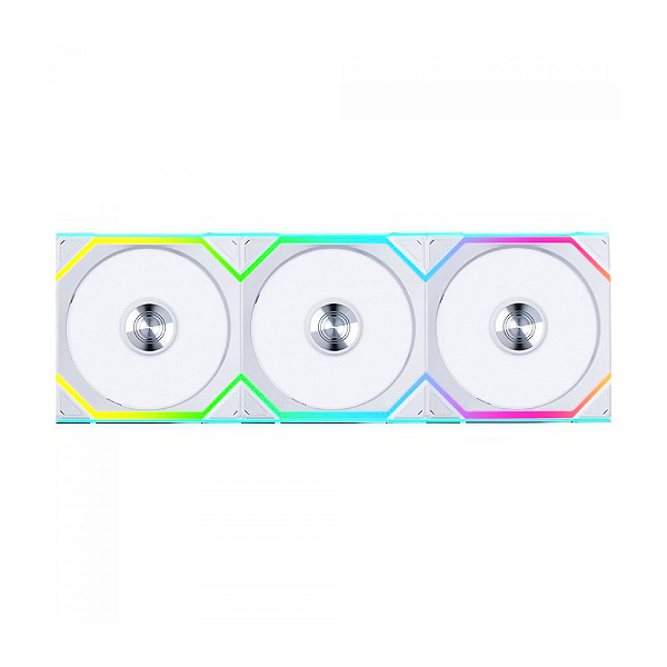 Kit 3 Fans Lian Li Uni Fan SL Wireless 120 ARGB Branco