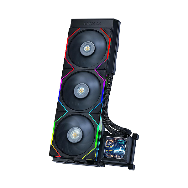 Water Cooler Lian Li Hydroshift 360TL Tela LCD ARGB 360mm Preto