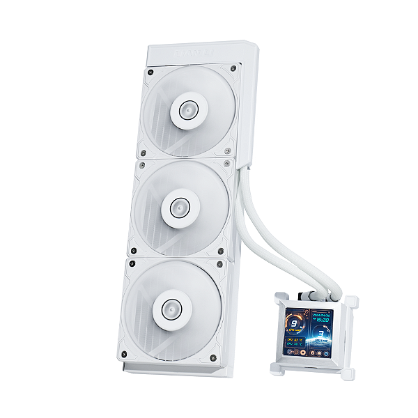 Water Cooler Lian Li Hydroshift 360S Tela LCD 360mm Branco