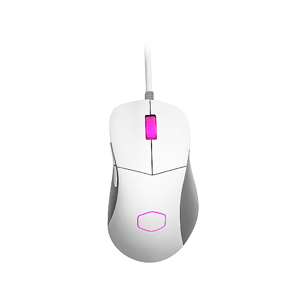 Mouse Gamer Cooler Master Mm730 Branco Rgb Usb 16000 Dpi