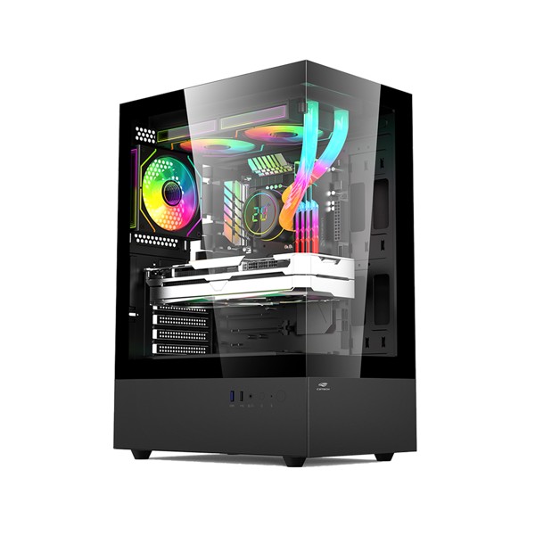 Gabinete Aquarius MT-G860BK Sem Fonte C3Tech Gaming