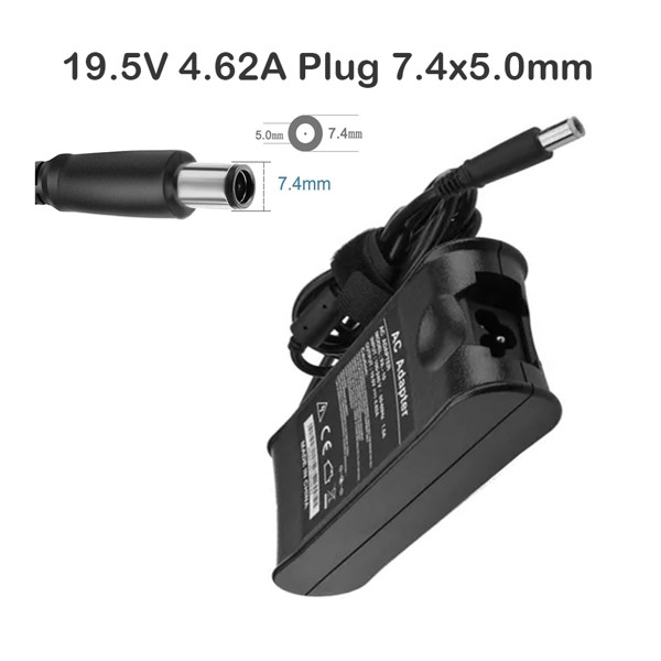 Fonte para Notebook 19.5V 4.62A Plug 7.4x5.0mm - Dell