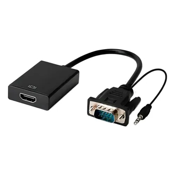 Adaptador de Video VGA Macho x Hdmi Femea