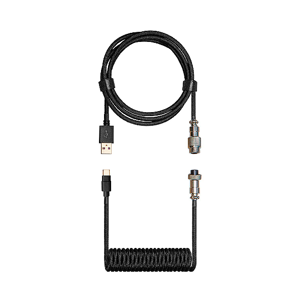 Cabo Duplo Enrolado Cooler Master Kb-Cbz1 Preto
