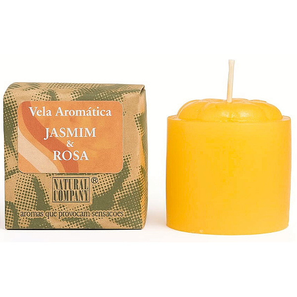 Vela Aromática Jasmim & Rosa 70g.
