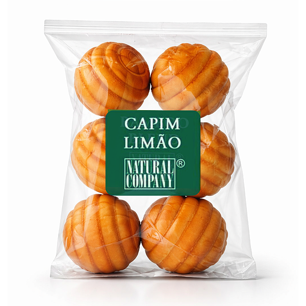Sachês Perfumados Capim Limão Natural Company - 6 Bolinhas de Madeira