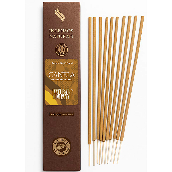 Incenso Natural Canela 12 Varetas/12 hs Exalando