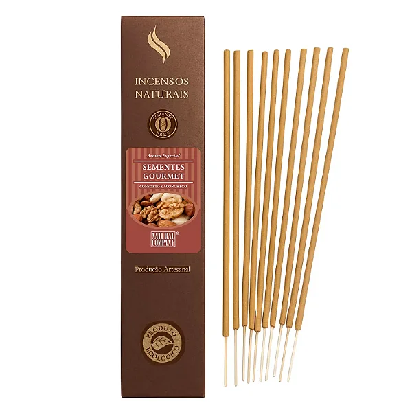 Incenso Natural Sementes Gourmet Artesanal | 12 Varetas | Natural Company