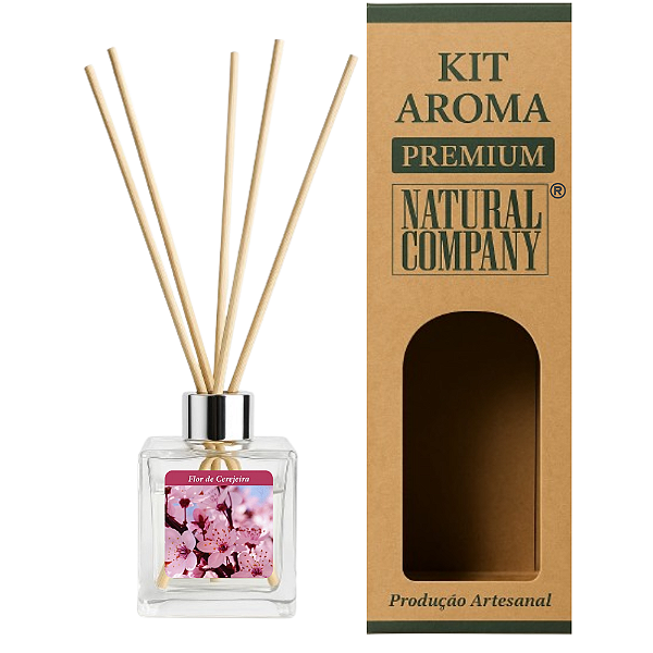 Aromatizador Varetas Flor de Cerejeira - Vidro 250 ml