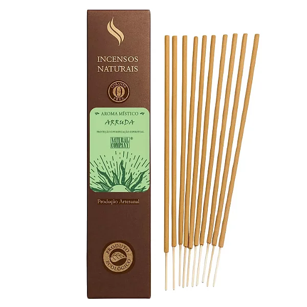 Incenso Natural Arruda Artesanal | 12 Varetas | Natural Company