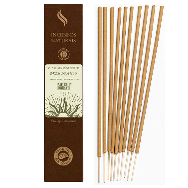 Incenso Natural Breu Branco 12 Varetas/12 hs Exalando