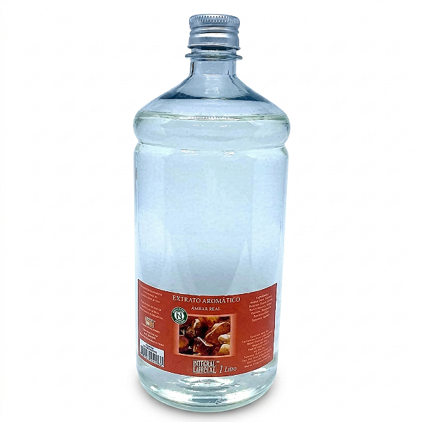 Aromatizante Varetas Âmbar Real Natural Company - Refil 1 Litro