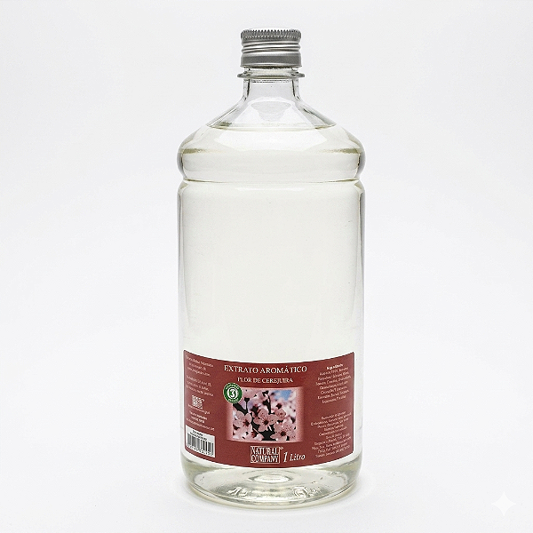 Aromatizante Varetas Flor de Cerejeira Natural Company - Refil 1 Litro