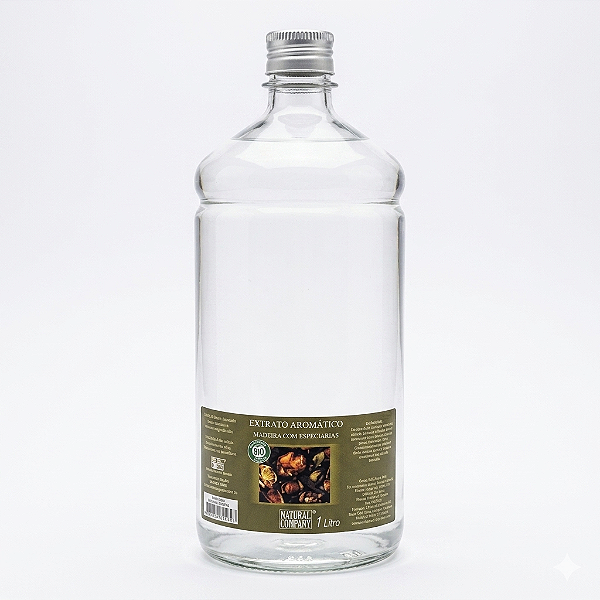Aromatizante Varetas Madeira Especiarias Natural Company - Refil 1 Litro