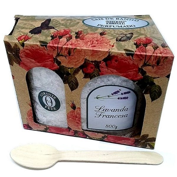 Sais de Banho Perfumado Lavanda Francesa 800 g.