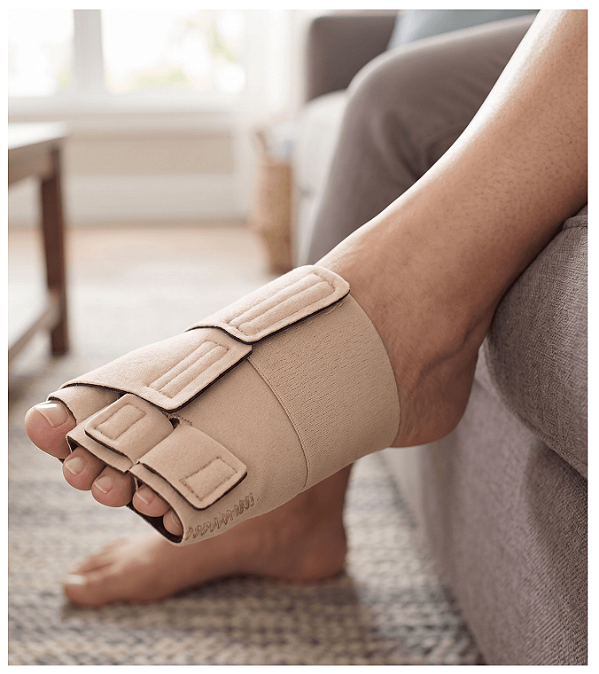 Dispositivo ReadyWrap de Velcro para Dedos do Pé Cor: Bege