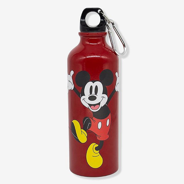 GARRAFA DE ALUMINIO 500ML C/MOSQUETAO MICKEY MOUSE