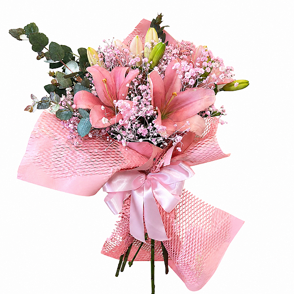 Buquê Lírios Rosa