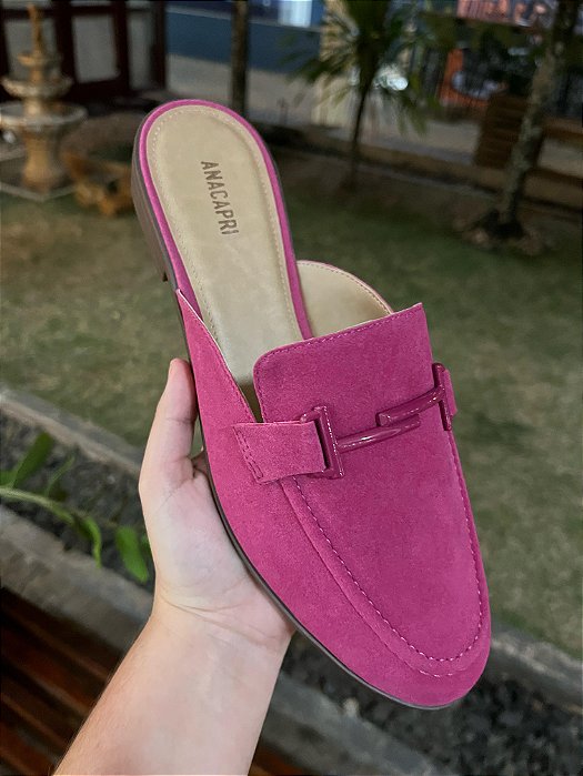 Mule Anacapri Rosa Camurça