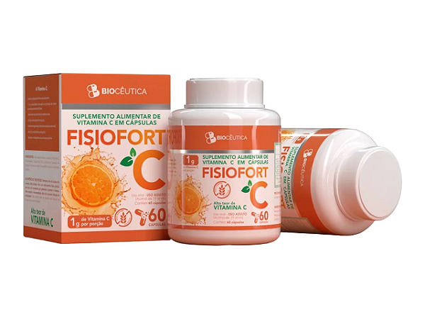 Vitamina C Fisiofort 60 cáps