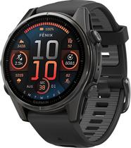 Relogio GPS Garmin Fenix 8 43MM Amoled Sapphire 010-02903-20 - Carbon Gray/Titanium Black