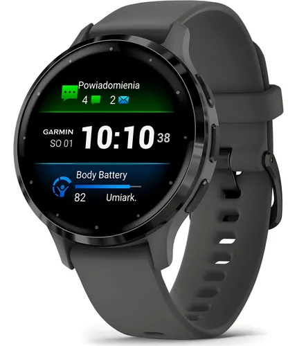Relogio Smartwatch Garmin Venu 3S Stainless Steel Bezel - Cinza (010-02785-00)