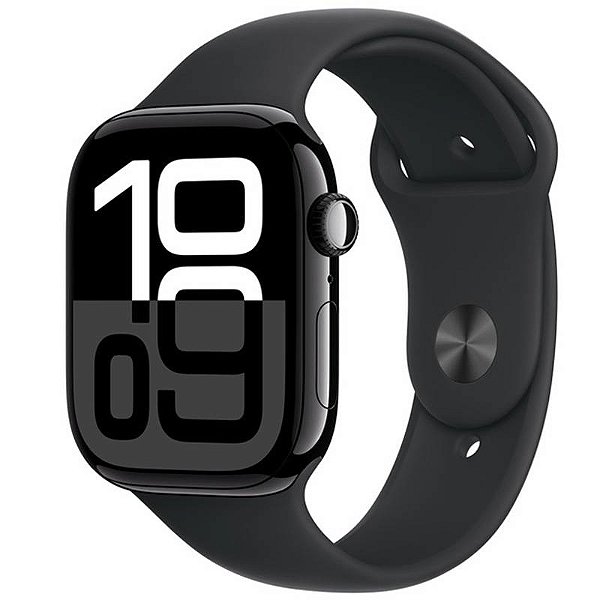 Apple Watch Series 10 46MM MWWQ3LW/A Jet Black Aluminium Black Sport Band