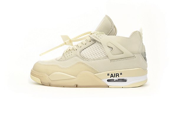 Tênis Air Jordan 4 Retro Off-White Sail