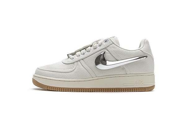 Tênis Travis Scott x  Air Force 1 White