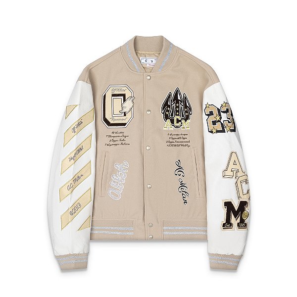 Jaqueta Off-White Varsity Milan Abloh