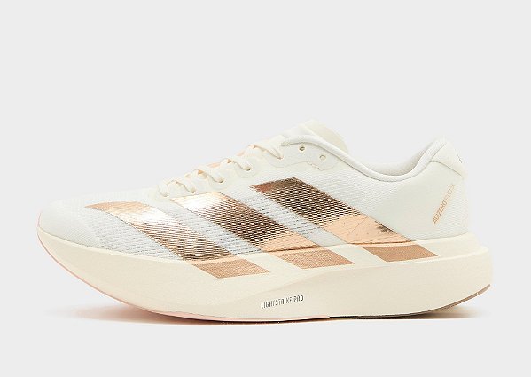 Adidas Adizero Evo SL Off White Copper Metallic Blush Pink