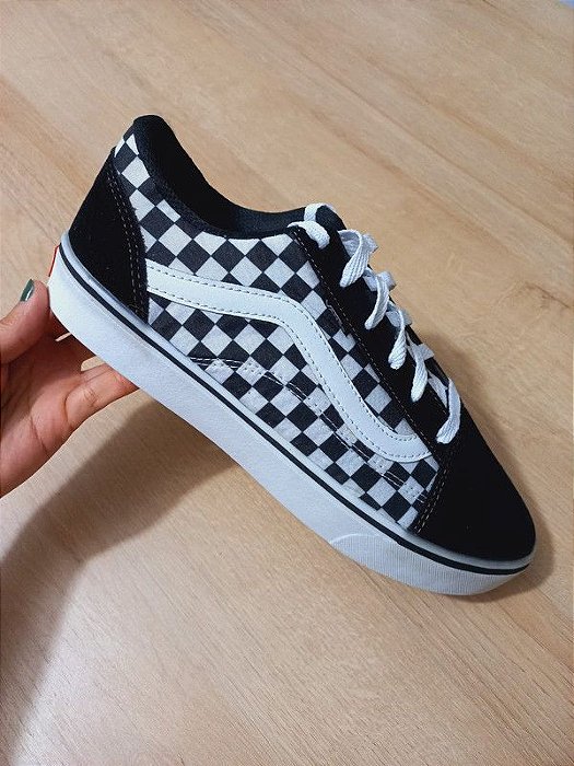 Skool Primary Vans Xadrez Old Skool Tenis Vans Old Skool Xadrez