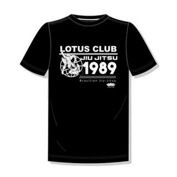 Camiseta Preta Lotus Jiu-Jitsu 1989
