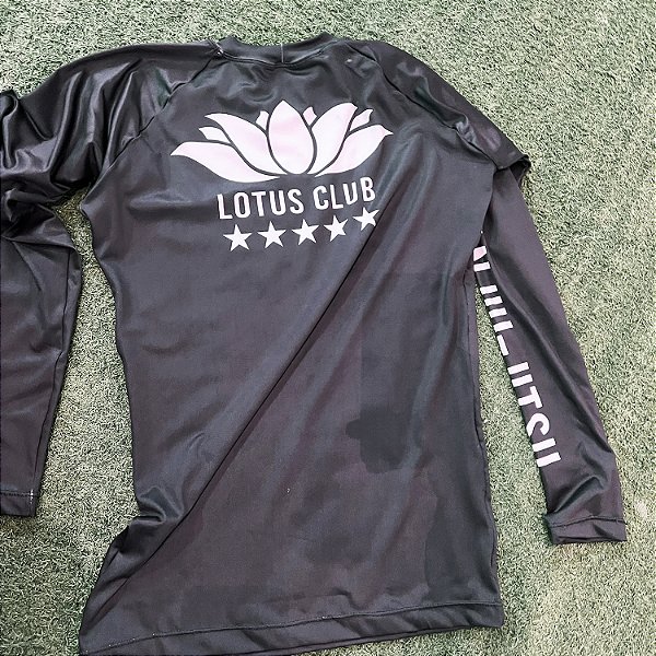 Rash Guard Manga Longa Black - Lotus Jiu-Jitsu