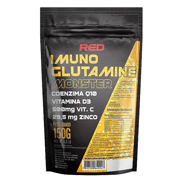 IMUNO GLUTAMINA MONSTER 150g - Red Series