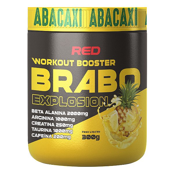 Pré Treino Brabo Explosion 300g Red Series