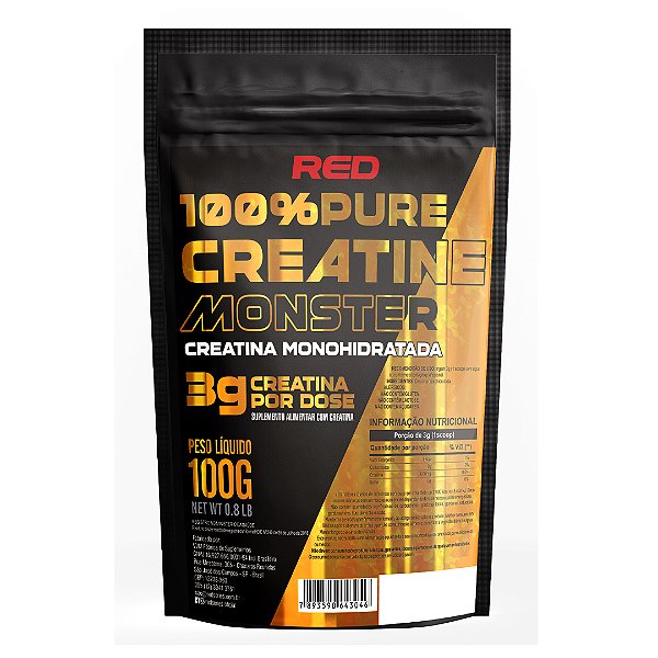 100% Creatina Red Series 100g
