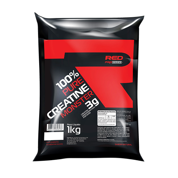 100% Pure Creatine Monster Red Series - 1kg Refil