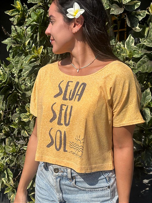Cropped Adulto Seja Sol