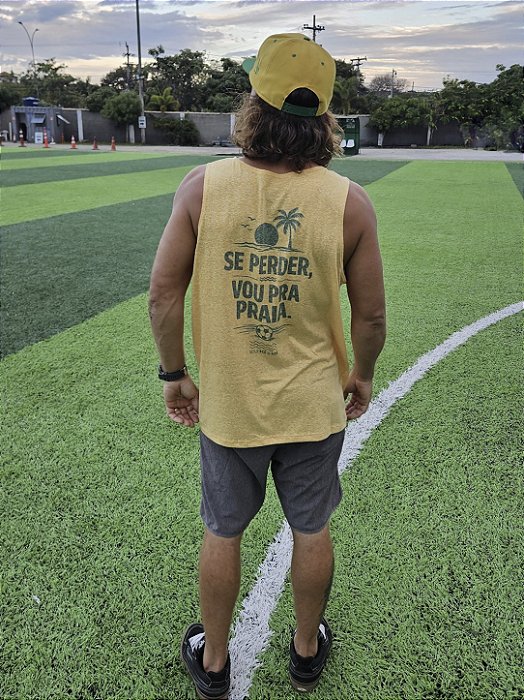 Regata Masculina Se Perder Vou pra Praia