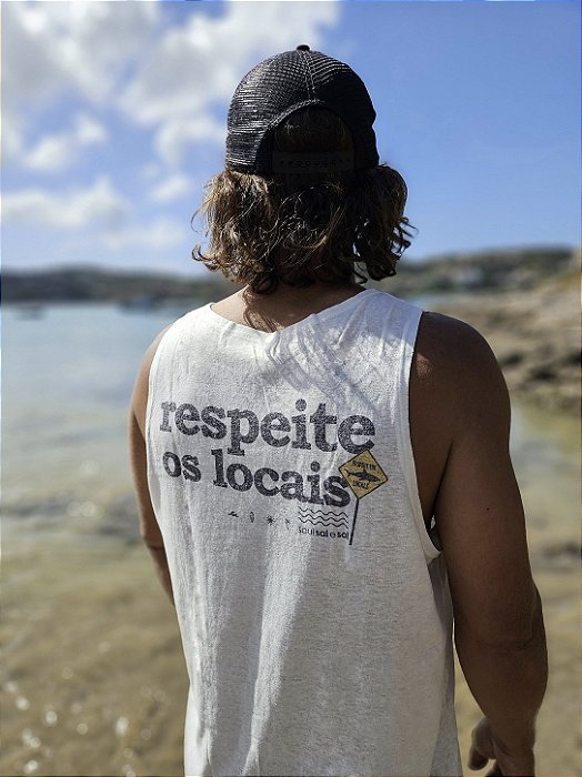 Regata Masculina Respeite os Locais